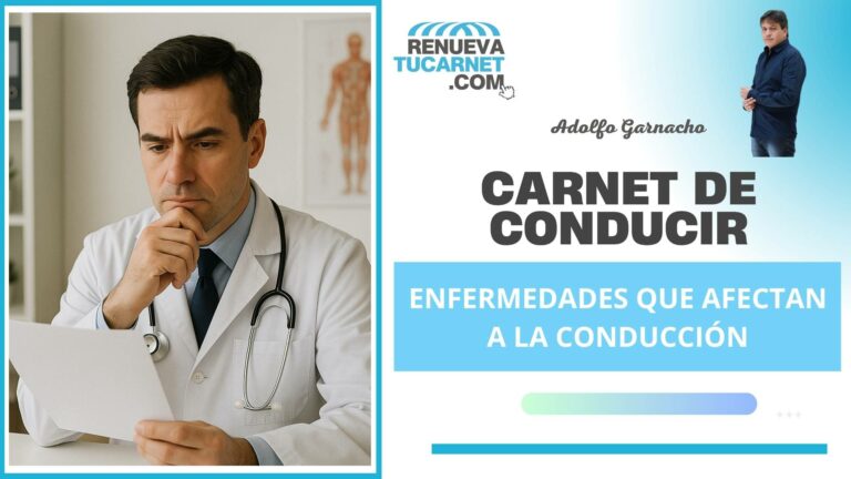 ENFERMEDADES IMPIDEN O LIMITAN LA CONDUCCIÓN EN ESPAÑA