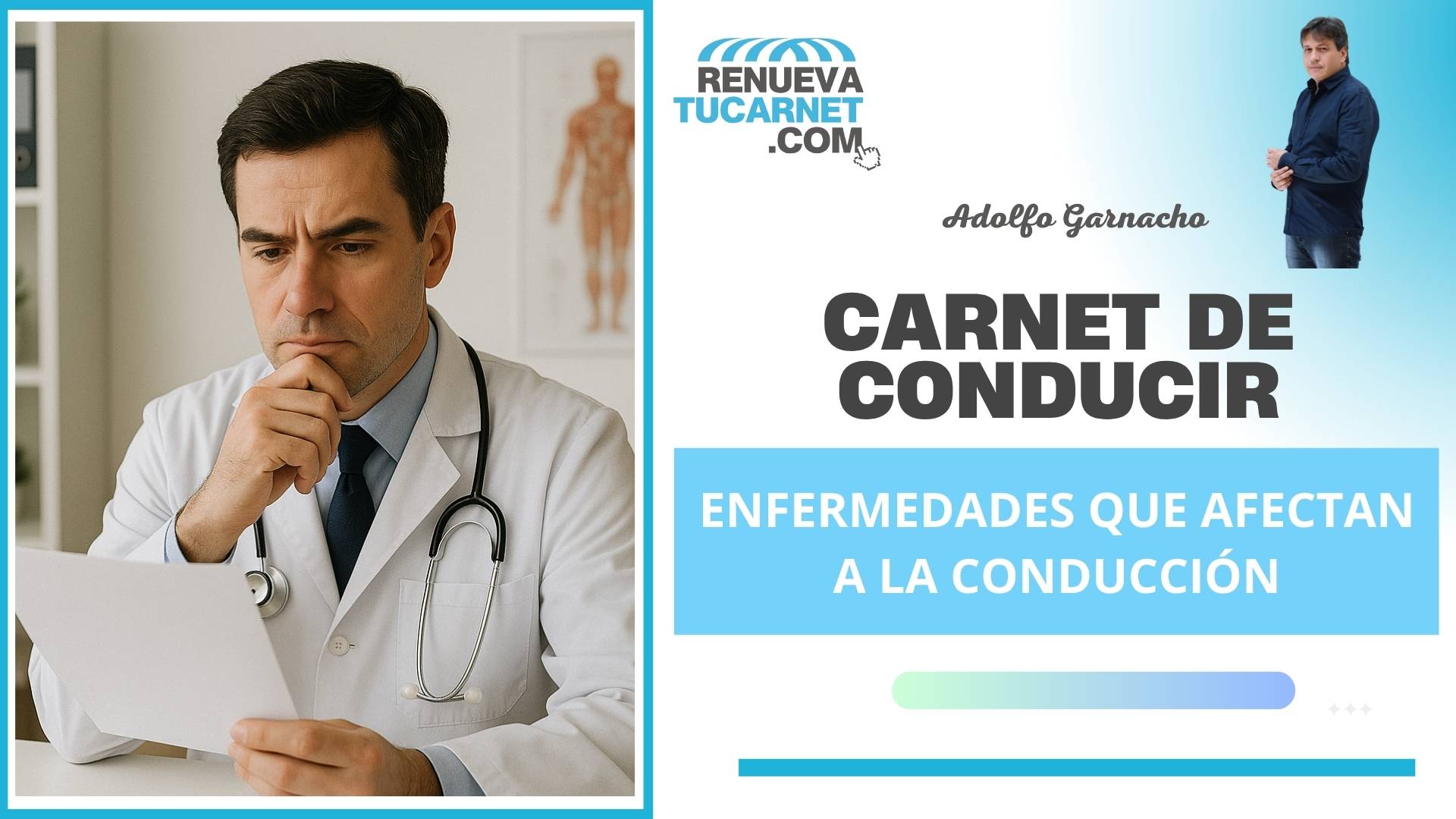 ENFERMEDADES IMPIDEN O LIMITAN LA CONDUCCIÓN EN ESPAÑA